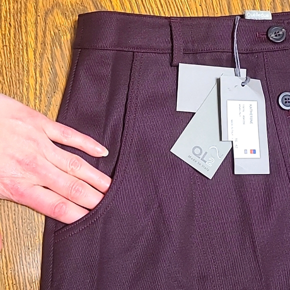 QL2 midi dark purple skirt - Picture 2 of 8